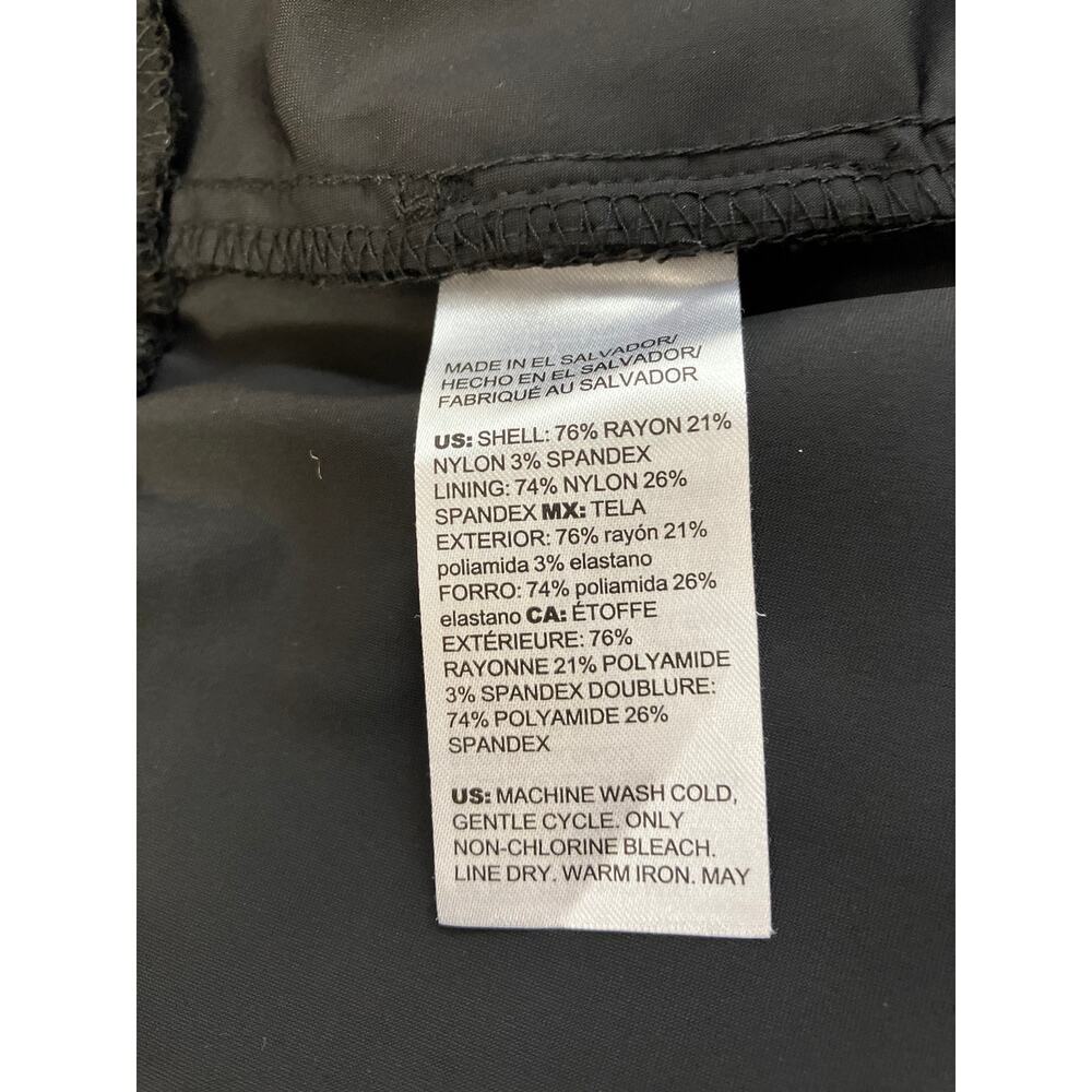 Chico's Women's Black Pull-On Hi-Rise Waist 26.5" Inseam Ankle Pants SZ 3R US16R - Picture 7 of 9